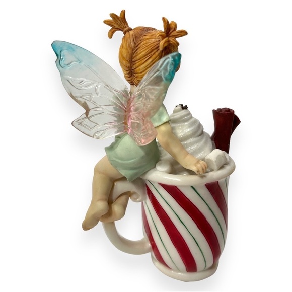 My Little Kitchen Fairies Enesco 113348 Hot Chocolate Fairie Marshmallow 2003 - Picture 4 of 7